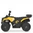 Квадроцикл M 6286EBLR-6 на радиоуправлении 2,4G, 1*6V7AH, 1*35W, USB, TF, EVA, шкіра, музика, світло, жовтий