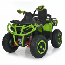 Квадроцикл M 6316EBLR-5 р/к 2,4G, 4мотора45W, 1акум12V12AH, USB, MP3, EVA, BLUETOOTH, TF, музика, світло, шкіра, зелений