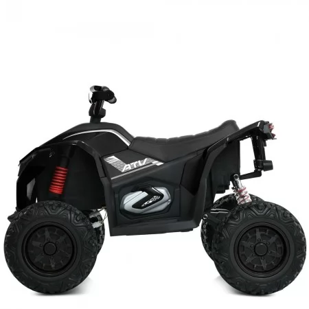 Детский квадроцикл M 6128EBLR-2(24V) Bambi Racer, 4 мотора по 75W, EVA, кожа, Bluetooth, пульт, черный Детский квадроцикл M 6128EBLR-2(24V) Bambi Racer, 4 мотора по 75W, EVA, кожа, Bluetooth, пульт, черный