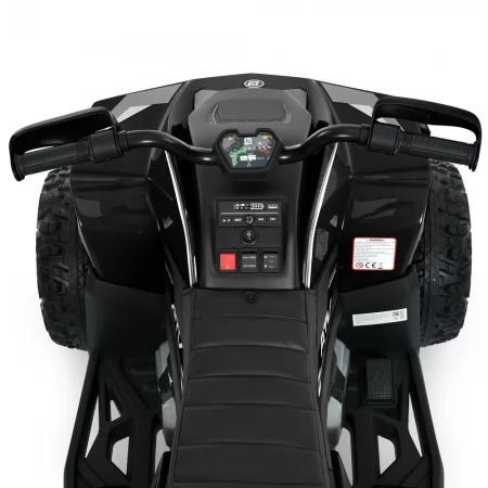 Детский квадроцикл M 6128EBLR-2(24V) Bambi Racer, 4 мотора по 75W, EVA, кожа, Bluetooth, пульт, черный Детский квадроцикл M 6128EBLR-2(24V) Bambi Racer, 4 мотора по 75W, EVA, кожа, Bluetooth, пульт, черный