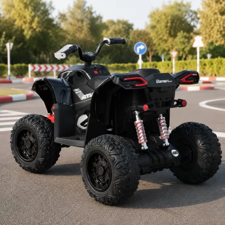 Детский квадроцикл M 6128EBLR-2(24V) Bambi Racer, 4 мотора по 75W, EVA, кожа, Bluetooth, пульт, черный Детский квадроцикл M 6128EBLR-2(24V) Bambi Racer, 4 мотора по 75W, EVA, кожа, Bluetooth, пульт, черный