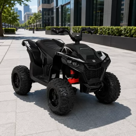Детский квадроцикл M 6128EBLR-2(24V) Bambi Racer, 4 мотора по 75W, EVA, кожа, Bluetooth, пульт, черный Детский квадроцикл M 6128EBLR-2(24V) Bambi Racer, 4 мотора по 75W, EVA, кожа, Bluetooth, пульт, черный