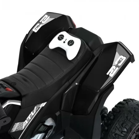 Детский квадроцикл M 6128EBLR-2(24V) Bambi Racer, 4 мотора по 75W, EVA, кожа, Bluetooth, пульт, черный Детский квадроцикл M 6128EBLR-2(24V) Bambi Racer, 4 мотора по 75W, EVA, кожа, Bluetooth, пульт, черный