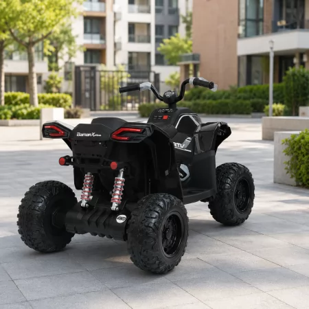 Детский квадроцикл M 6128EBLR-2(24V) Bambi Racer, 4 мотора по 75W, EVA, кожа, Bluetooth, пульт, черный Детский квадроцикл M 6128EBLR-2(24V) Bambi Racer, 4 мотора по 75W, EVA, кожа, Bluetooth, пульт, черный