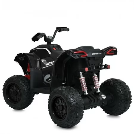 Детский квадроцикл M 6128EBLR-2(24V) Bambi Racer, 4 мотора по 75W, EVA, кожа, Bluetooth, пульт, черный Детский квадроцикл M 6128EBLR-2(24V) Bambi Racer, 4 мотора по 75W, EVA, кожа, Bluetooth, пульт, черный