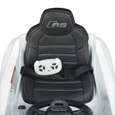 Детский электромобиль Джип Bambi Audi RS Q8 M 4569 EBLR-1 белый, 2 мотора по 35W, EVA, кожа, MP3, USB, Bluetooth