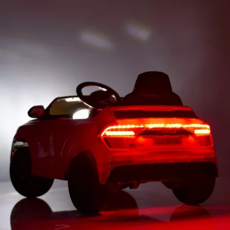 Дитячий електромобіль Джип Audi RS Q8 Bambi M 4569 EBLR-2 чорний, 2 мотори по 35W, EVA, шкіра, MP3, USB, Bluetooth