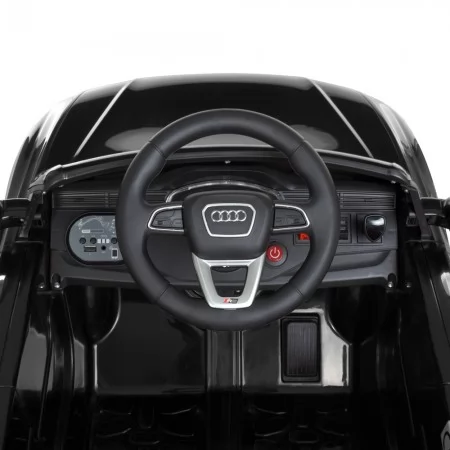 Дитячий електромобіль Джип Audi RS Q8 Bambi M 4569 EBLR-2 чорний, 2 мотори по 35W, EVA, шкіра, MP3, USB, Bluetooth