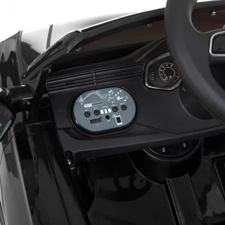 Дитячий електромобіль Джип Audi RS Q8 Bambi M 4569 EBLR-2 чорний, 2 мотори по 35W, EVA, шкіра, MP3, USB, Bluetooth