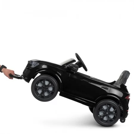Дитячий електромобіль Джип Audi RS Q8 Bambi M 4569 EBLR-2 чорний, 2 мотори по 35W, EVA, шкіра, MP3, USB, Bluetooth