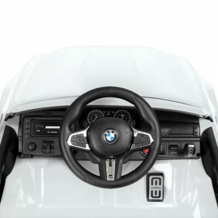 Дитячий електромобіль BMW M5 Bambi M 4791EBLR-1 білий, 2 мотори по 35W, EVA, шкіра, MP3, USB, Bluetooth