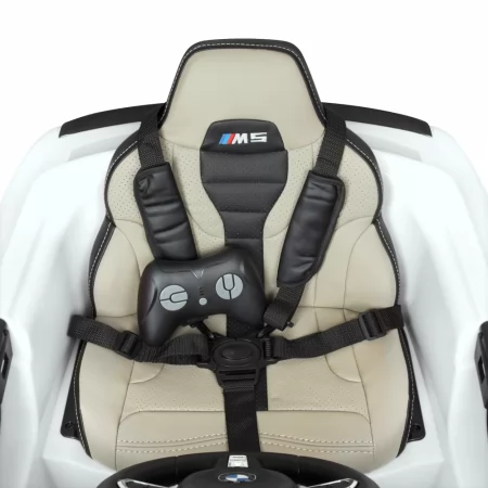 Дитячий електромобіль BMW M5 Bambi M 4791EBLR-1 білий, 2 мотори по 35W, EVA, шкіра, MP3, USB, Bluetooth