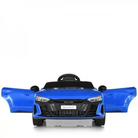 Детский электромобиль Audi RS e-tron GT M 4938EBLR-4 синий, 2 мотора по 30W, EVA, кожа, MP3, USB, TF, Bluetooth