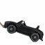 Детский электромобиль Mercedes-AMG SL 63 Roadster Bambi M 5098EBLRS-2 двухместный, 4 мотора по 35W, EVA, кожа, MP3, USB, Bluetooth, автопокраска, черный