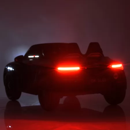 Детский электромобиль Mercedes-AMG SL 63 Roadster Bambi M 5098EBLRS-2 двухместный, 4 мотора по 35W, EVA, кожа, MP3, USB, Bluetooth, автопокраска, черный