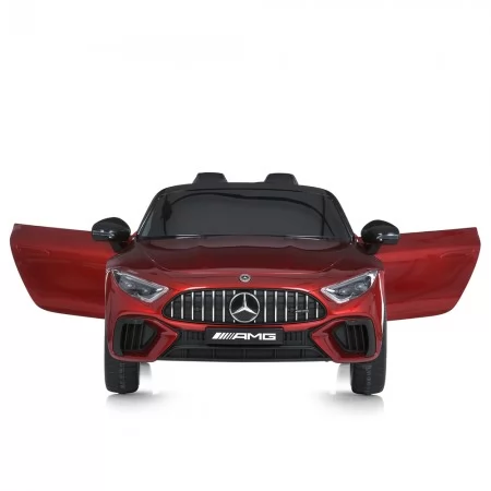Дитячий електромобіль Mercedes-AMG SL 63 Roadster Bambi M 5098EBLRS-3 двомісний, 4 мотори по 35W, EVA, шкіра, MP3, USB, Bluetooth, автофарбування, червоний Дитячий електромобіль Mercedes-AMG SL 63 Roadster Bambi M 5098EBLRS-3 двомісний, 4 мотори по 35W, EVA, шкіра, MP3, USB, Bluetooth, автофарбування, червоний