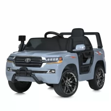 Детский электромобиль Bambi M 5101 EBLR-11 Toyota Land Cruiser, серый Детский электромобиль Bambi M 5101 EBLR-11 Toyota Land Cruiser, серый