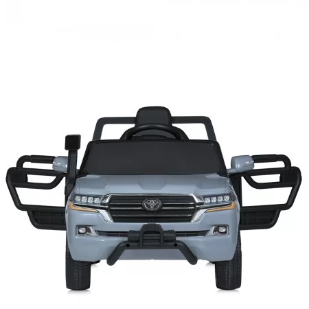 Дитячий електромобіль Bambi M 5101 EBLR-11 Toyota Land Cruiser, сірий