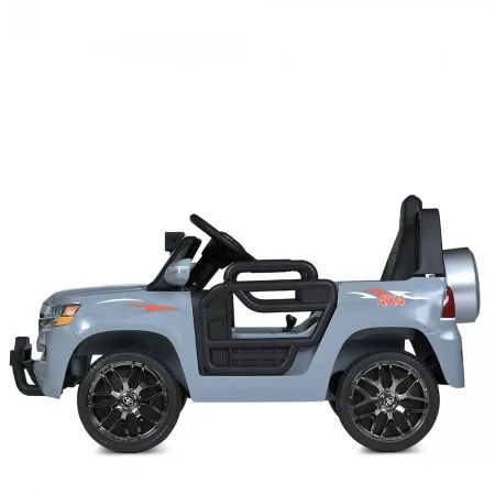 Дитячий електромобіль Bambi M 5101 EBLR-11 Toyota Land Cruiser, сірий