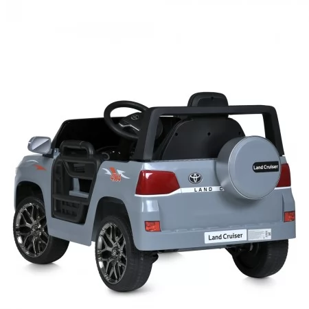 Дитячий електромобіль Bambi M 5101 EBLR-11 Toyota Land Cruiser, сірий