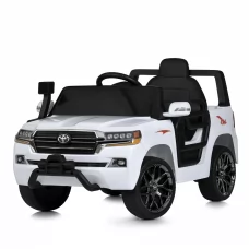 Детский электромобиль Bambi M 5101 EBLR-1 Toyota Land Cruiser, белый Детский электромобиль Bambi M 5101 EBLR-1 Toyota Land Cruiser, белый