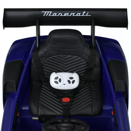 Дитячий електромобіль Maserati MC20 GT2 Bambi M 5105EBLR-4 синій, 4 мотори по 25W, EVA, шкіра, MP3, Bluetooth