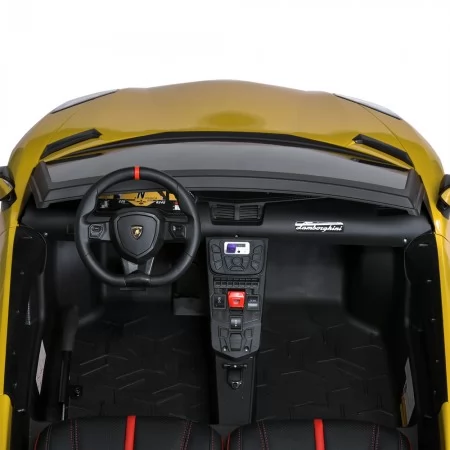 Детский электромобиль Bambi M 5738 AL-6 Lamborghini Aventador, двухместный, желтый