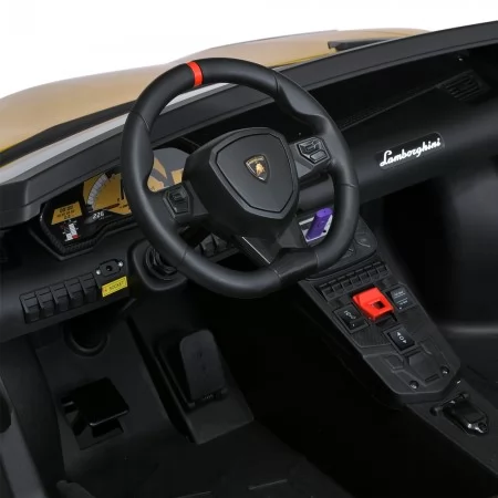 Детский электромобиль Bambi M 5738 AL-6 Lamborghini Aventador, двухместный, желтый