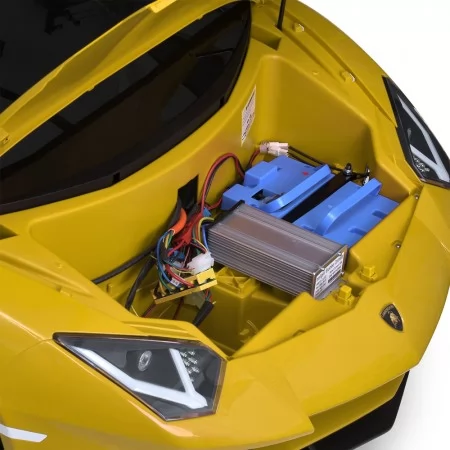 Детский электромобиль Bambi M 5738 AL-6 Lamborghini Aventador, двухместный, желтый