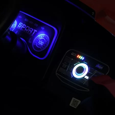 Дитячий електромобіль Джип Bambi M 5802 EBLR-3 Polaris, червоний