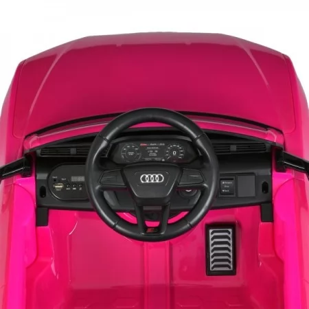 Машина M 5899EBLRS-8 2.4G на радиоуправлении, 1*12V9AH, 2*35W, MP3, USB, BLUETOOTH, TF, EVA, музыка, свет, шкіра, фарб.рожевий