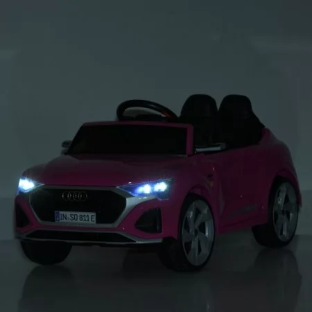 Машина M 5899EBLRS-8 2.4G на радиоуправлении, 1*12V9AH, 2*35W, MP3, USB, BLUETOOTH, TF, EVA, музыка, свет, шкіра, фарб.рожевий