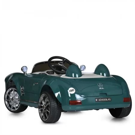 Машина M 6040EBLRS-5 2, 4G на радиоуправлении, 1*12V10AH, 4*35W, MP3, USB, TF, BLUETOOTH, EVA, шкіра, музыка, свет, фарб.зелений