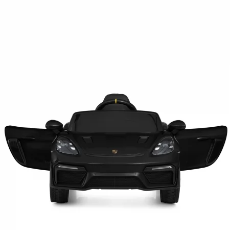 Машина M 6055EBLRS-2 на радіокеруванні, 12V9AH, 2*35W, MP3, USB, SD, BLUETOOTH, EVA, шкіра, музика, світло, фарб.чорний