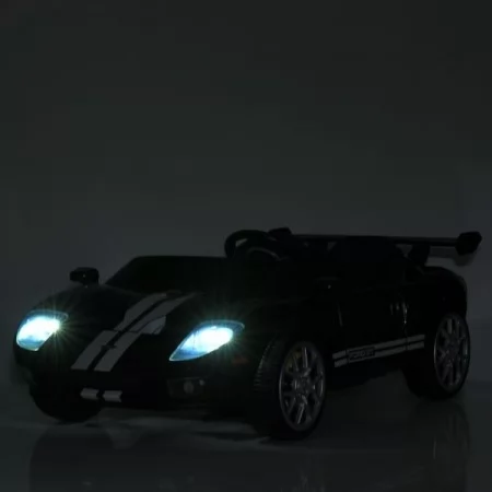 Дитячий електромобіль Ford GT M 6107EBLR-2 чорний, 4 мотори по 90W, Bluetooth, шкіра