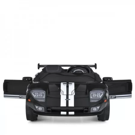 Дитячий електромобіль Ford GT M 6107EBLR-2 чорний, 4 мотори по 90W, Bluetooth, шкіра