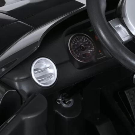 Дитячий електромобіль Ford GT M 6107EBLR-2 чорний, 4 мотори по 90W, Bluetooth, шкіра