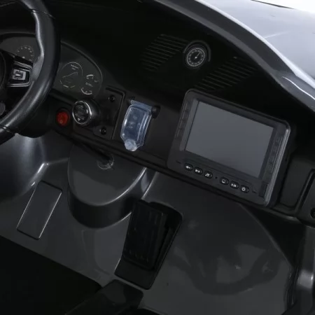 Детский электромобиль Porsche 911 GT3 RS M 6111(MP4)EBLRS-11 серый, двухместный, 2 мотора по 320W, MP4, Bluetooth, EVA, кожа, автопокраска