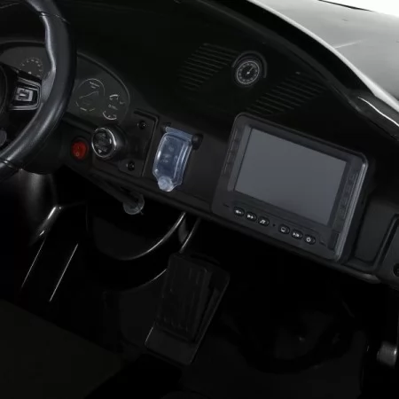 Детский электромобиль Porsche 911 GT3 RS M 6111(MP4)EBLRS-2 черный двухместный, 2 мотора по 320W, MP4, Bluetooth, EVA, кожа, автопокраска