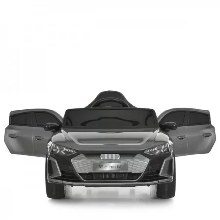Детский электромобиль Audi RS e-tron GT M 6268EBLRS-11, 2 мотора по 35W, EVA, экокожа, Bluetooth, серый
