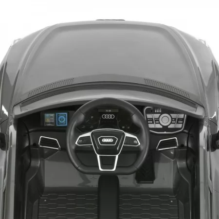 Детский электромобиль Audi RS e-tron GT M 6268EBLRS-11, 2 мотора по 35W, EVA, экокожа, Bluetooth, серый
