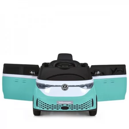 Детский электромобиль Volkswagen ID Buzz M 6281EBLR-15, 2 мотора по 35W, EVA, экокожа, Bluetooth, MP3, USB, бирюзовый Детский электромобиль Volkswagen ID Buzz M 6281EBLR-15, 2 мотора по 35W, EVA, экокожа, Bluetooth, MP3, USB, бирюзовый