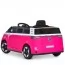 Дитячий електромобіль Volkswagen ID Buzz M 6281EBLR-8, 2 мотори по 35W, EVA, екошкіра, Bluetooth, MP3, USB, рожевий Дитячий електромобіль Volkswagen ID Buzz M 6281EBLR-8, 2 мотори по 35W, EVA, екошкіра, Bluetooth, MP3, USB, рожевий