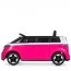 Дитячий електромобіль Volkswagen ID Buzz M 6281EBLR-8, 2 мотори по 35W, EVA, екошкіра, Bluetooth, MP3, USB, рожевий Дитячий електромобіль Volkswagen ID Buzz M 6281EBLR-8, 2 мотори по 35W, EVA, екошкіра, Bluetooth, MP3, USB, рожевий