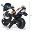 Детский мотоцикл BMW Bambi M 3681 AL-1, 2 мотора по 18W, резиновые колеса, USB, кожаное сиденье, черно-белый Детский мотоцикл BMW Bambi M 3681 AL-1, 2 мотора по 18W, резиновые колеса, USB, кожаное сиденье, черно-белый