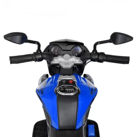 Детский электромотоцикл Ducati Diavel Bambi синий с MP3