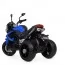 Детский электромотоцикл Ducati Diavel Bambi синий с MP3