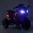 Детский мотоцикл Yamaha YZF-R1 Bambi M 4840ALR-4 синий с пультом управления, 2 мотора по 25W, резиновые колеса, кожа, MP3