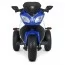 Детский мотоцикл Yamaha YZF-R1 Bambi M 4840ALR-4 синий с пультом управления, 2 мотора по 25W, резиновые колеса, кожа, MP3