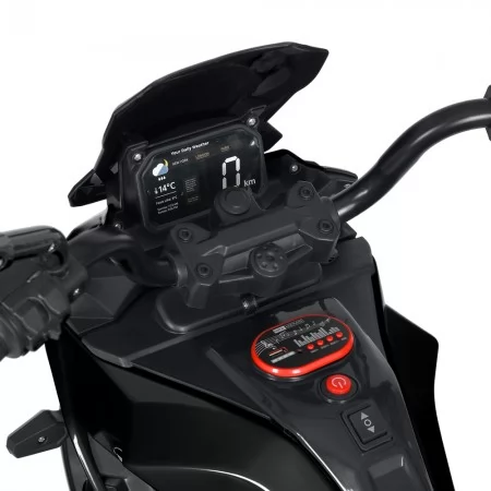 Детский мотоцикл BMW S1000XR Bambi M 5037 EL-2 черный, 2 мотора по 45W, EVA, кожа, MP3, USB, Bluetooth